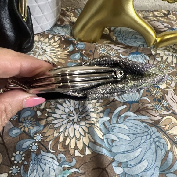 Vintage Buxton Triple Frame Coin Purse And Kiss-lock Vintage Black Coin Purse - Picture 8 of 16